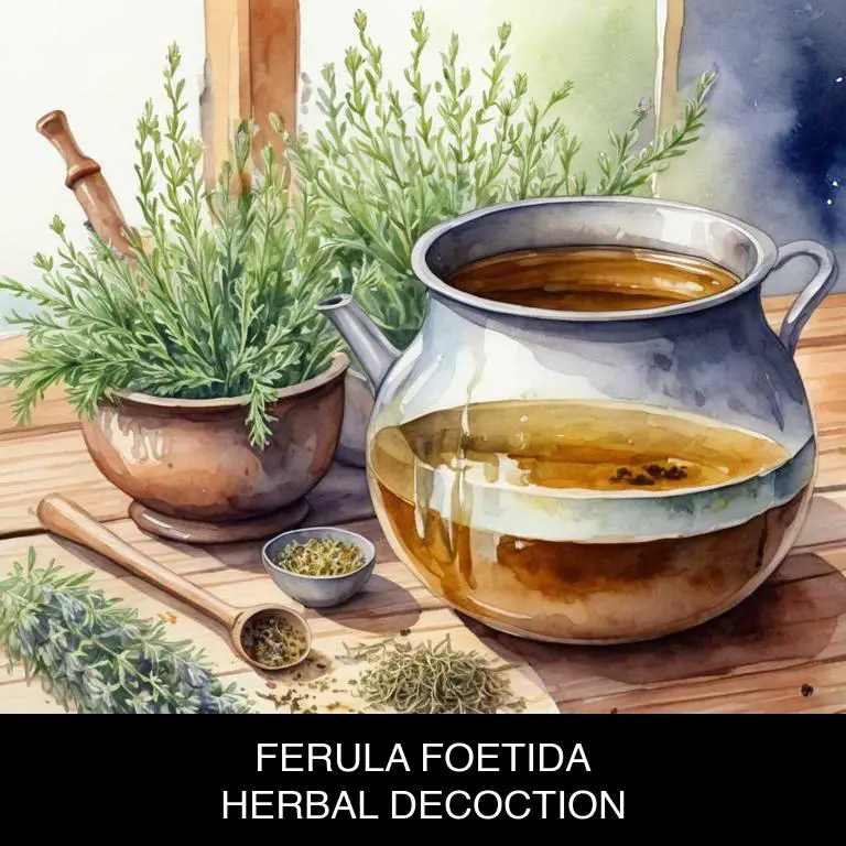 ferula foetida herbal decoctions for headache