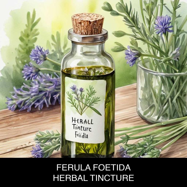 ferula foetida herbal tinctures for headache