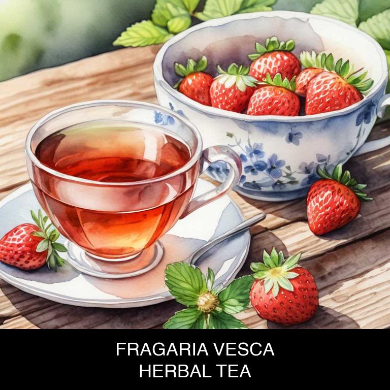 fragaria vesca herbal teas for headache