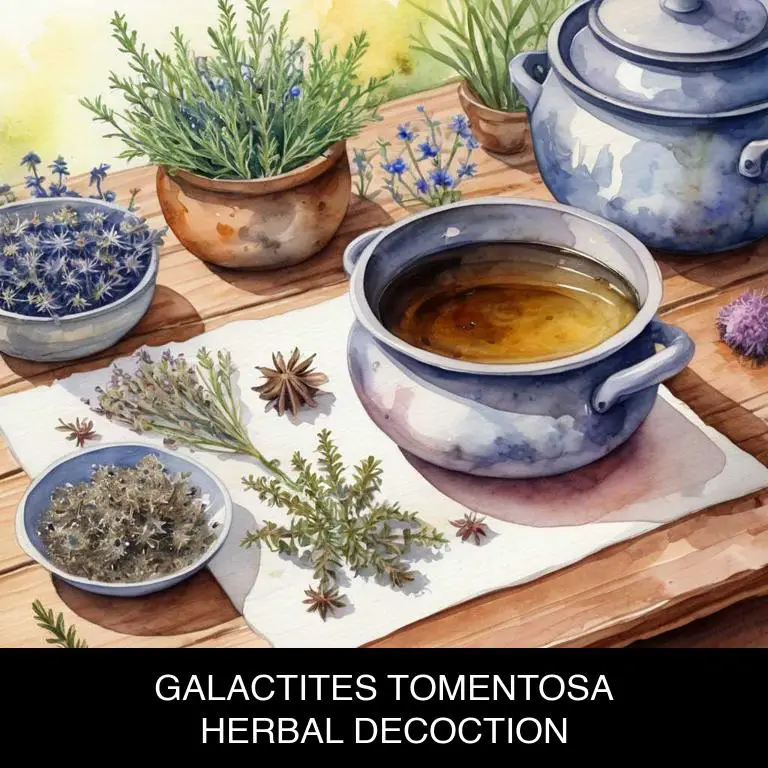 galactites tomentosa herbal decoctions for eye-swelling