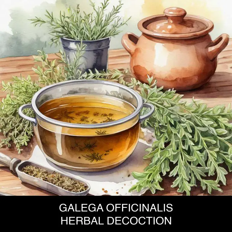 galega officinalis herbal decoctions for chills