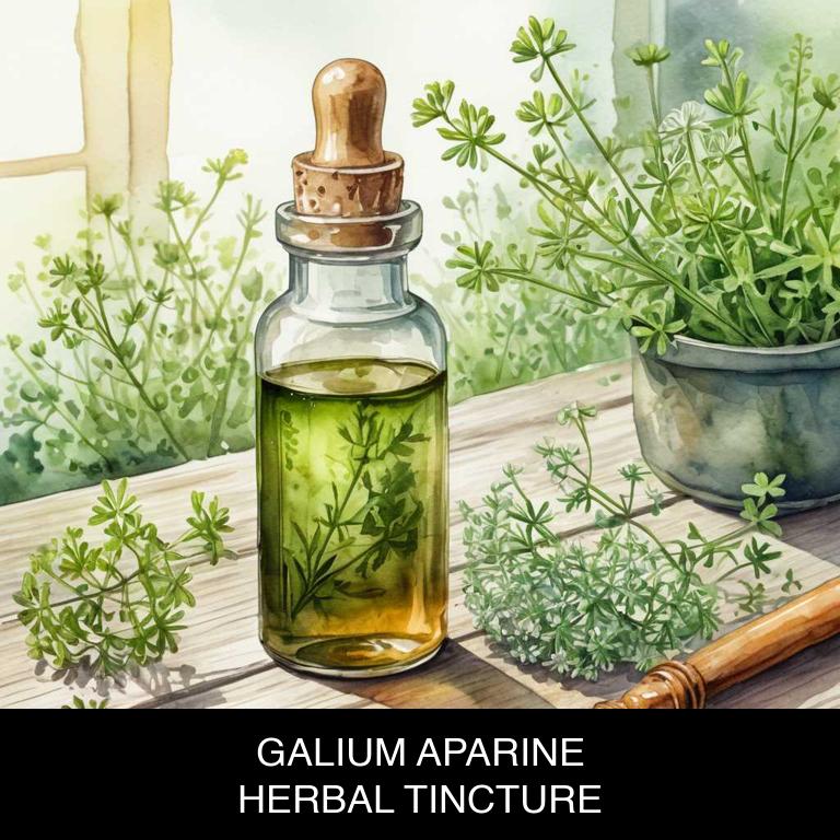 galium aparine herbal tinctures for lip-fever-blister