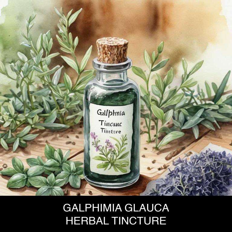 galphimia glauca herbal tinctures for hay-fever