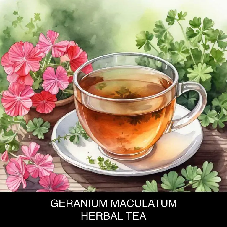 geranium maculatum herbal teas for body-odor