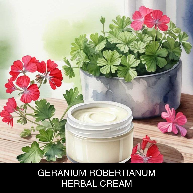 geranium robertianum herbal creams for frizzy-hair