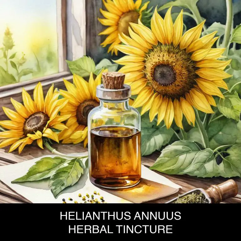 helianthus annuus herbal tinctures for chapped-lips