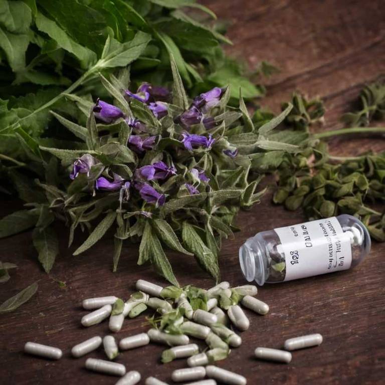 herbal capsules for aging Salvia officinalis