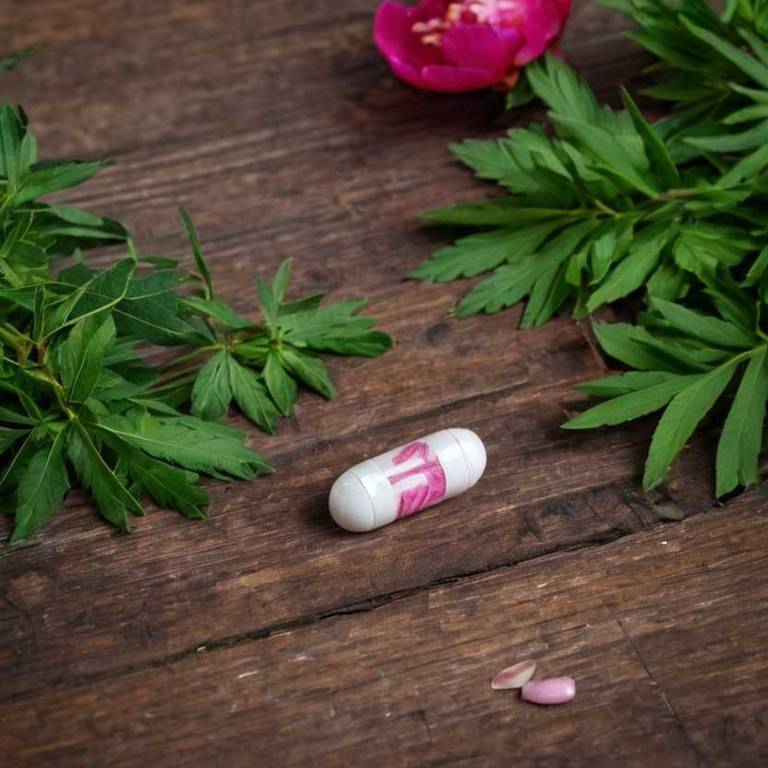 herbal capsules for amenorrhea Paeonia lactiflora