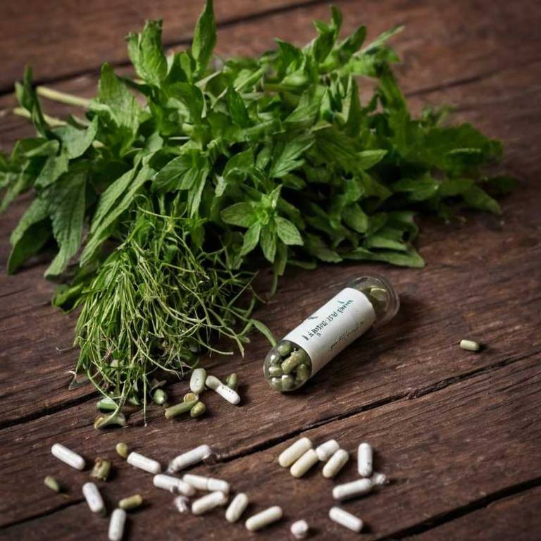 herbal capsules for athlete-foot Plantago major