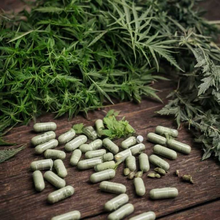 herbal capsules for back-pain Cannabis sativa