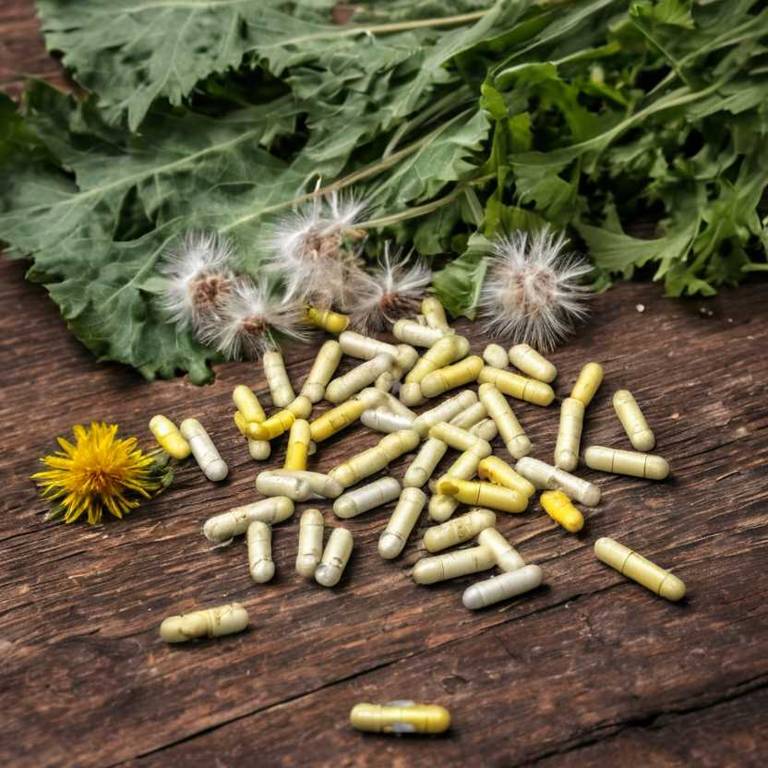 herbal capsules for back-pain Taraxacum officinale