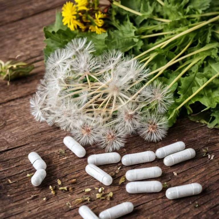 herbal capsules for boils Taraxacum officinale