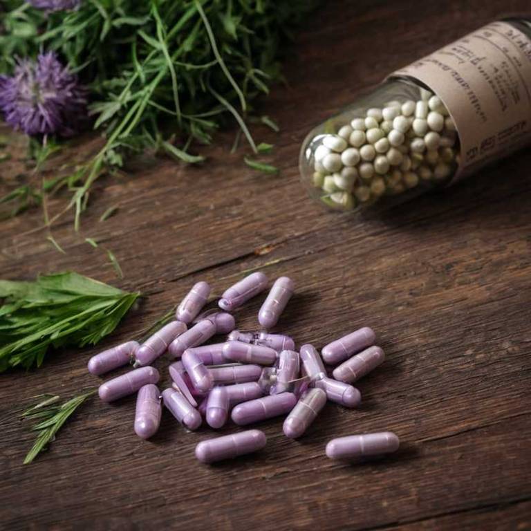 herbal capsules for colds Allium sativum