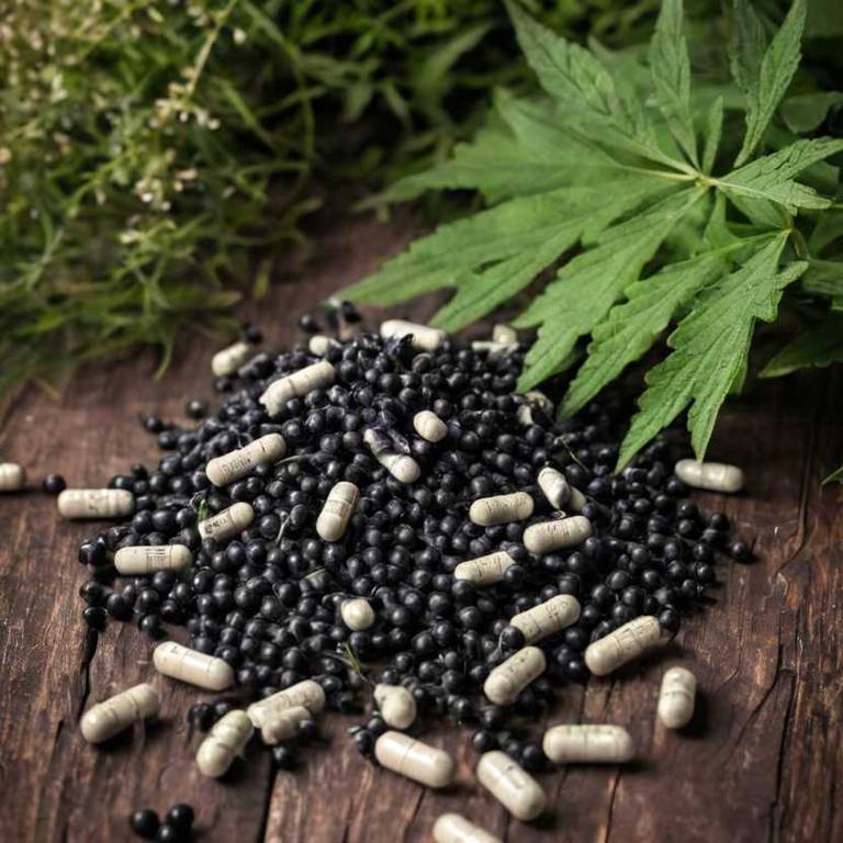 herbal capsules for colds Sambucus nigra