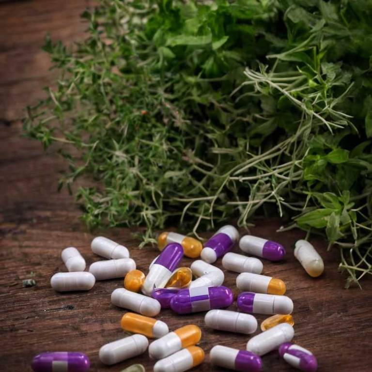 herbal capsules for dark-lips Viola tricolor