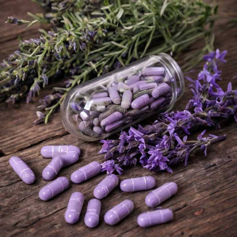 herbal capsules for difficult-speaking Lavandula angustifolia