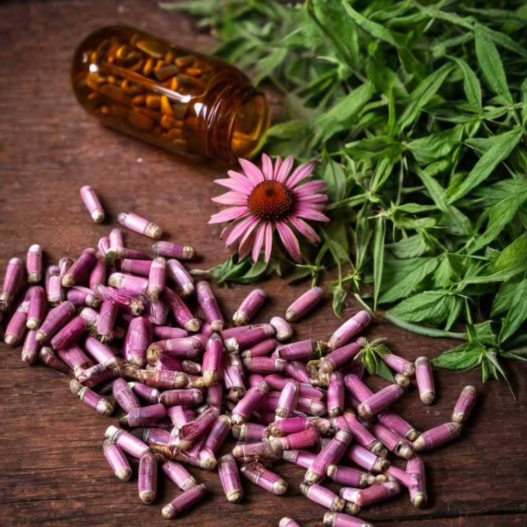 herbal capsules for difficulty-chewing Echinacea angustifolia