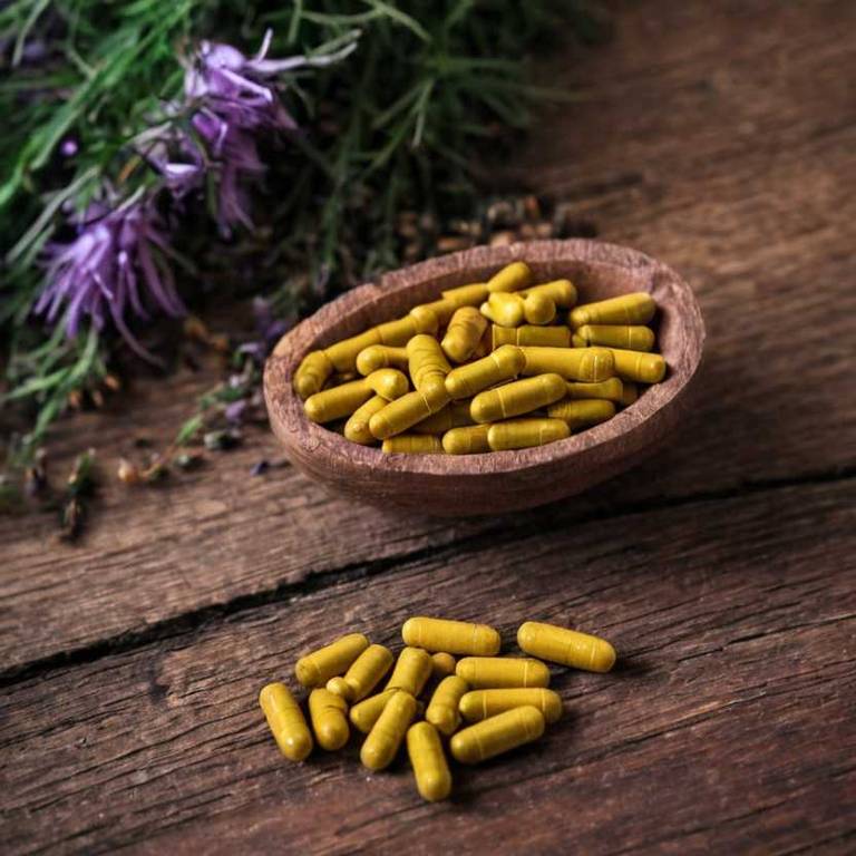 herbal capsules for difficulty-eating Curcuma longa