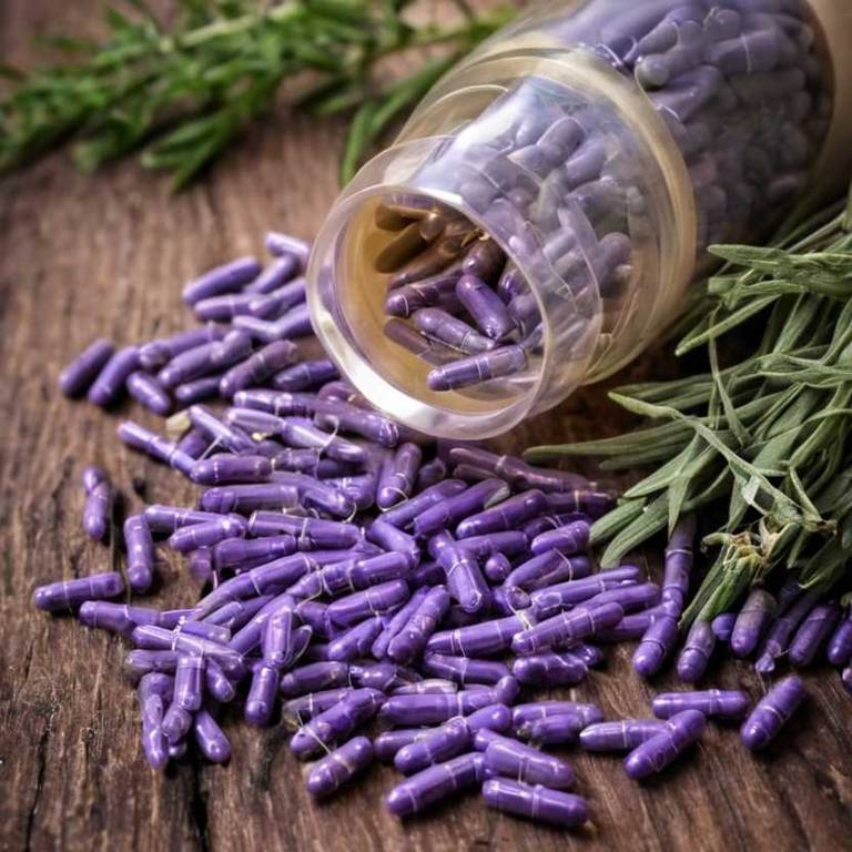 herbal capsules for dry-cough Lavandula angustifolia