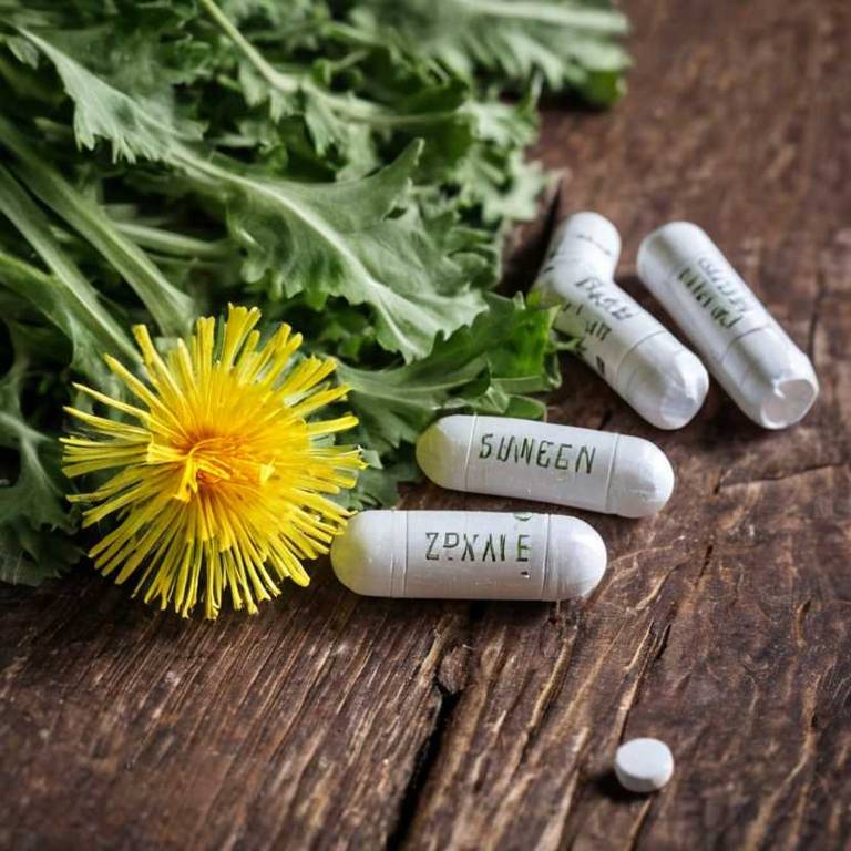 herbal capsules for edema Taraxacum officinale