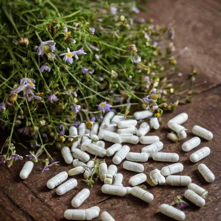 herbal capsules for eye-infection Euphrasia officinalis