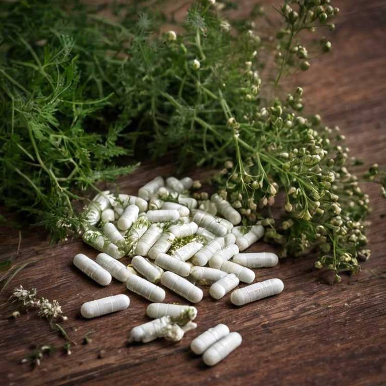 herbal capsules for fever Achillea millefolium