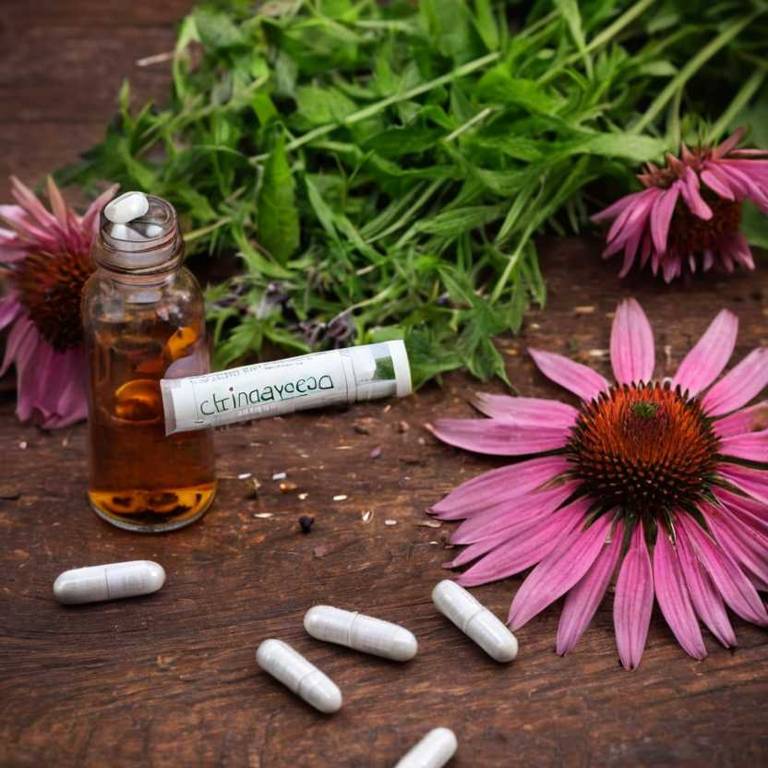 herbal capsules for fever Echinacea angustifolia