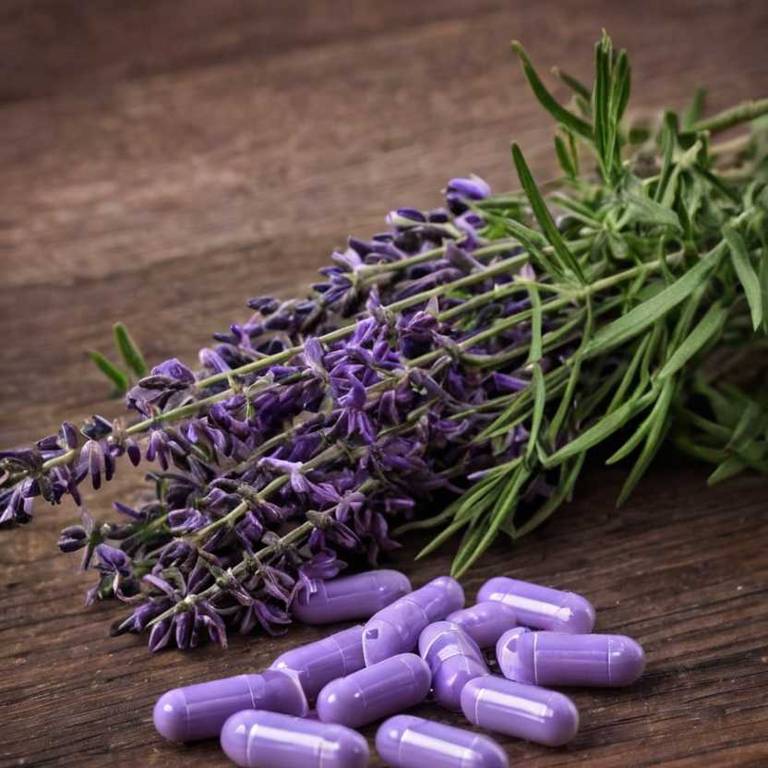 herbal capsules for fever Lavandula angustifolia