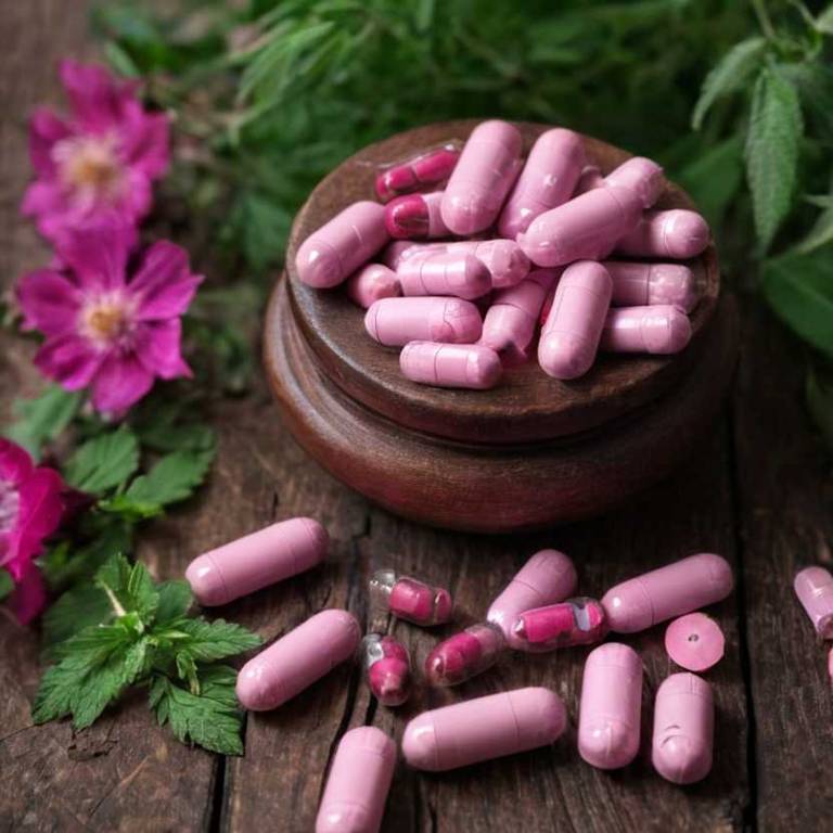 herbal capsules for fibrocystic-breast-disease Rosa x rugosa