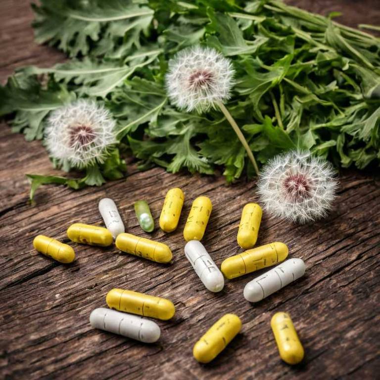 herbal capsules for fibrocystic-breast-disease Taraxacum officinale