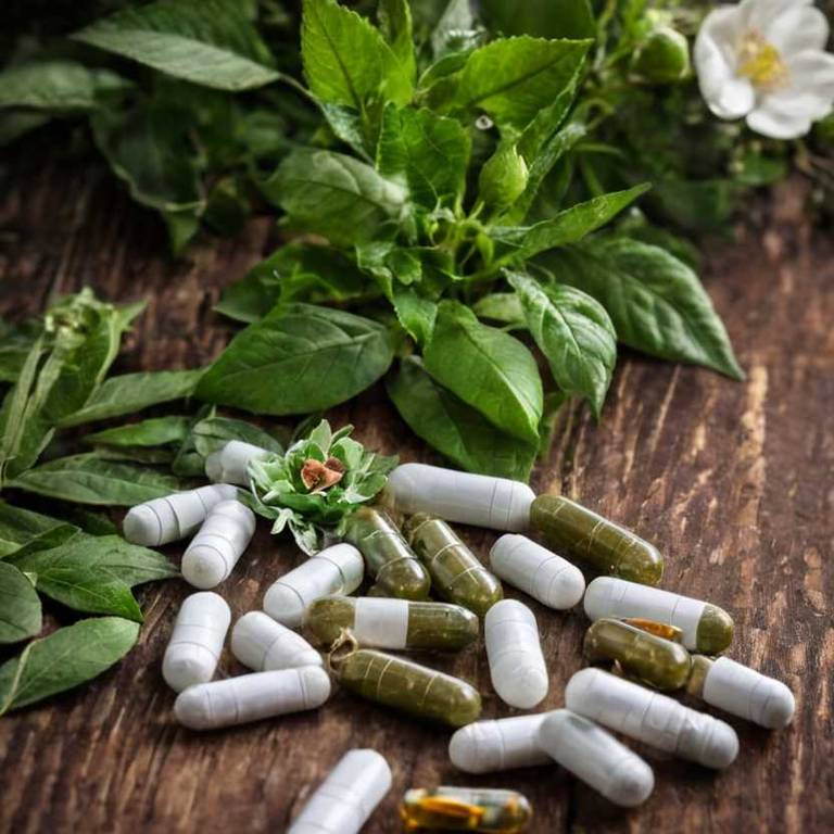 herbal capsules for gum-pain Camellia sinensis