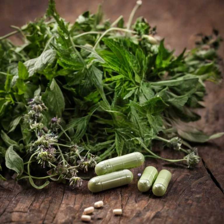 herbal capsules for insect-bites Plantago major