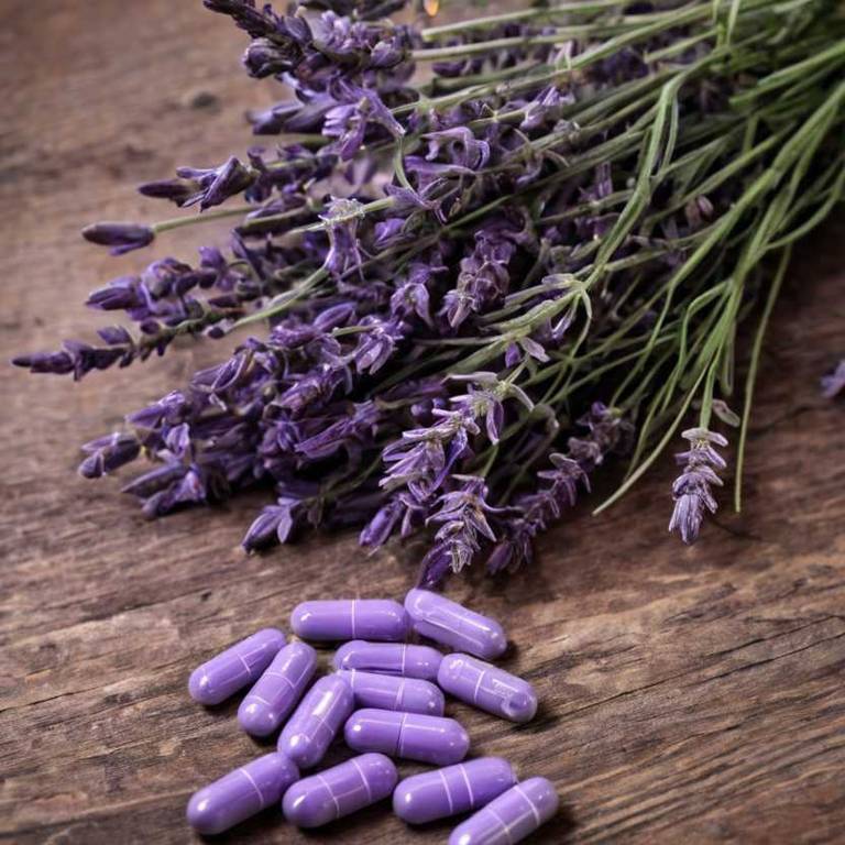 herbal capsules for menstrual-cramps Lavandula angustifolia