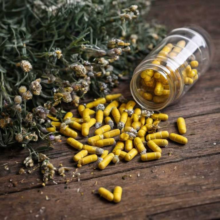 herbal capsules for peptic-ulcers Helichrysum italicum