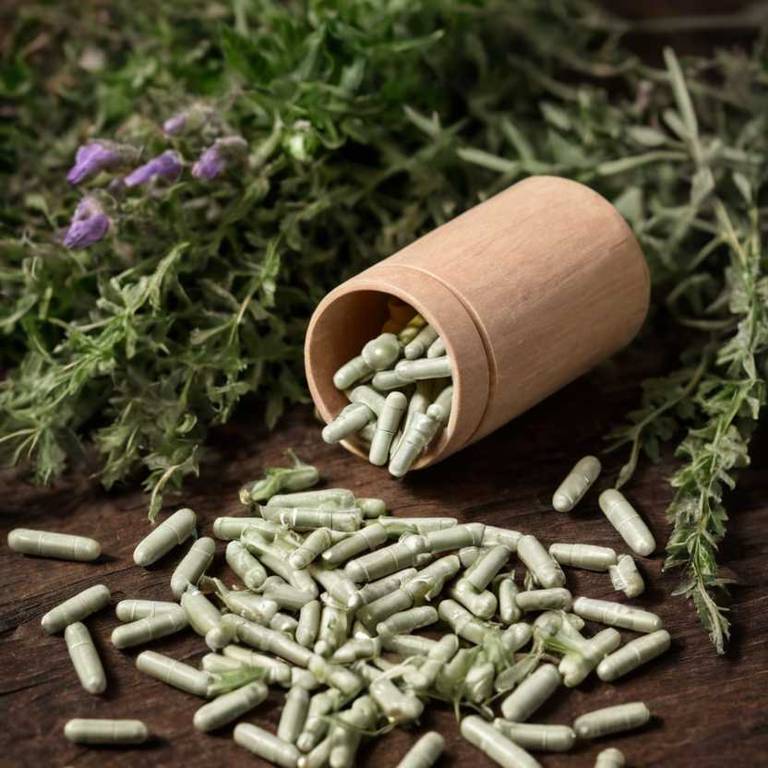 herbal capsules for pimples Teucrium chamaedrys