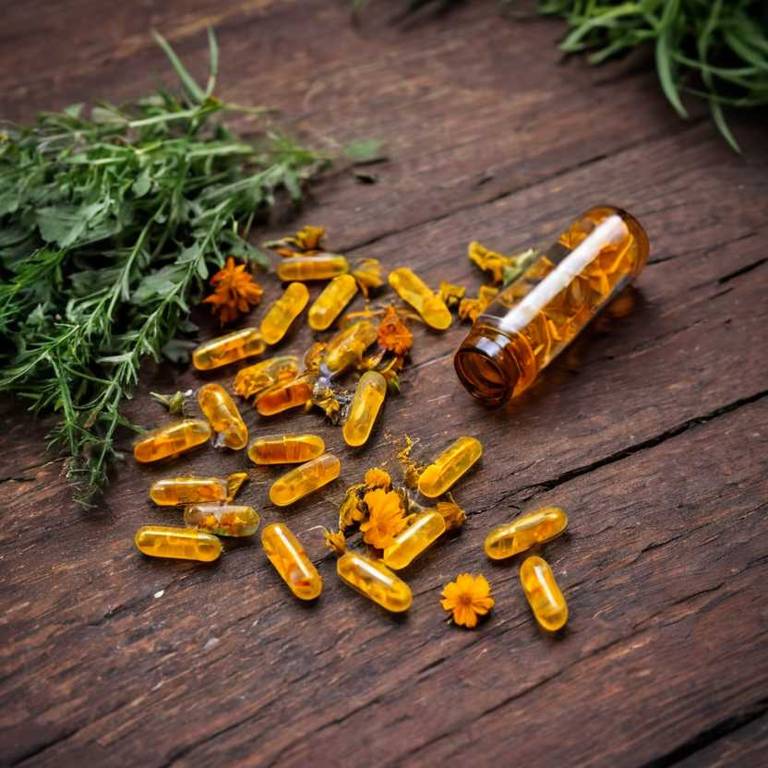 herbal capsules for sore-eyes Calendula officinalis