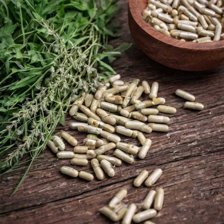 herbal capsules for stomach-growling Triticum aestivum