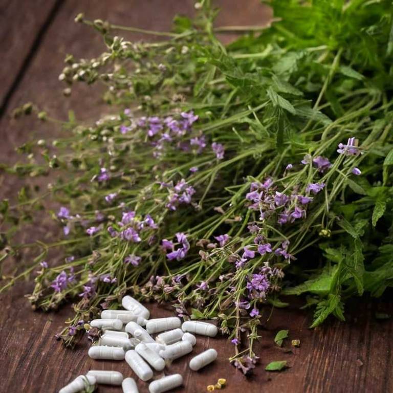 herbal capsules for wheezing Verbena officinalis