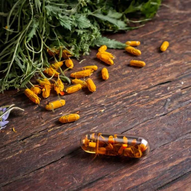 herbal capsules for white-tongue Calendula officinalis