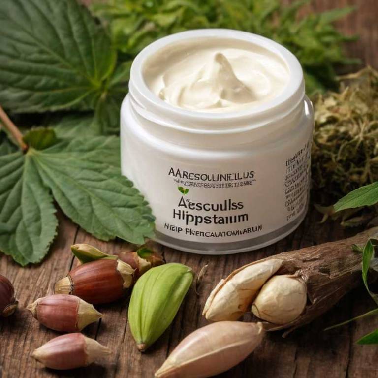 herbal creams for angina Aesculus hippocastanum