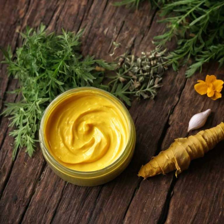 herbal creams for dark-lips Curcuma longa