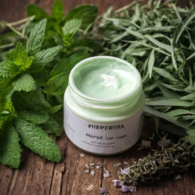 herbal creams for dental-plaque Mentha x piperita