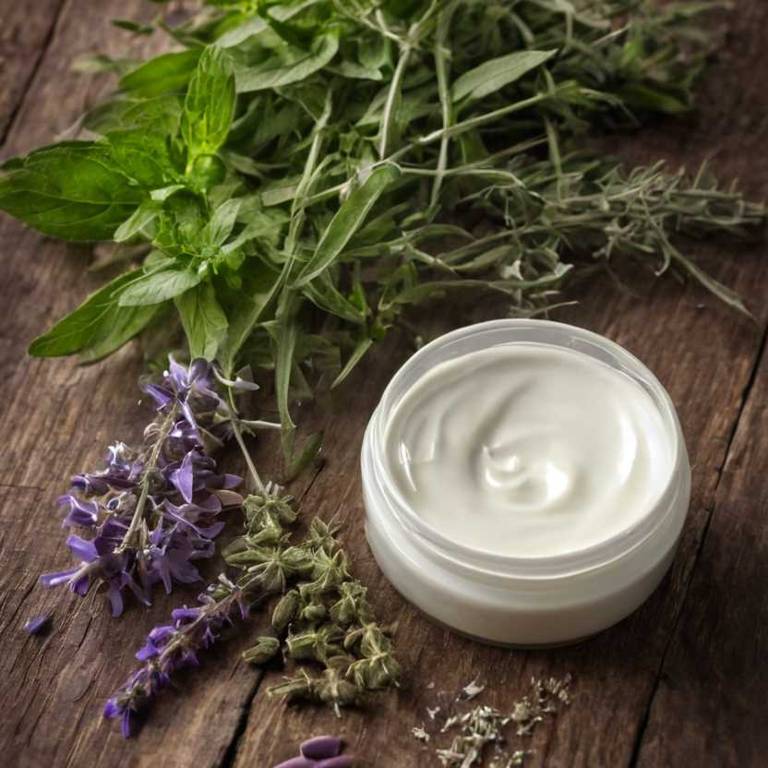 herbal creams for difficulty-chewing Salvia officinalis