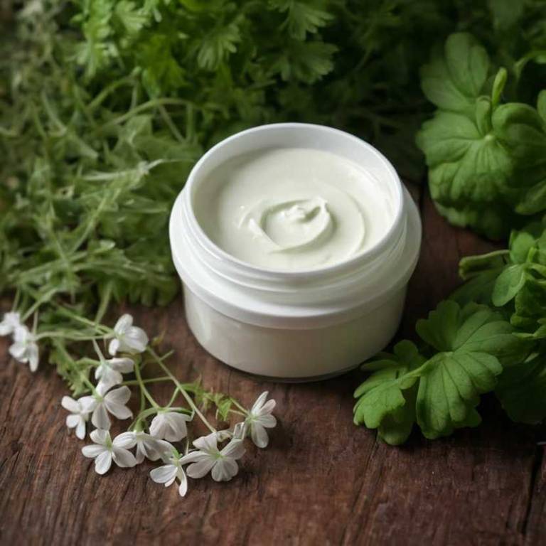 herbal creams for excessive-sweating Pelargonium graveolens