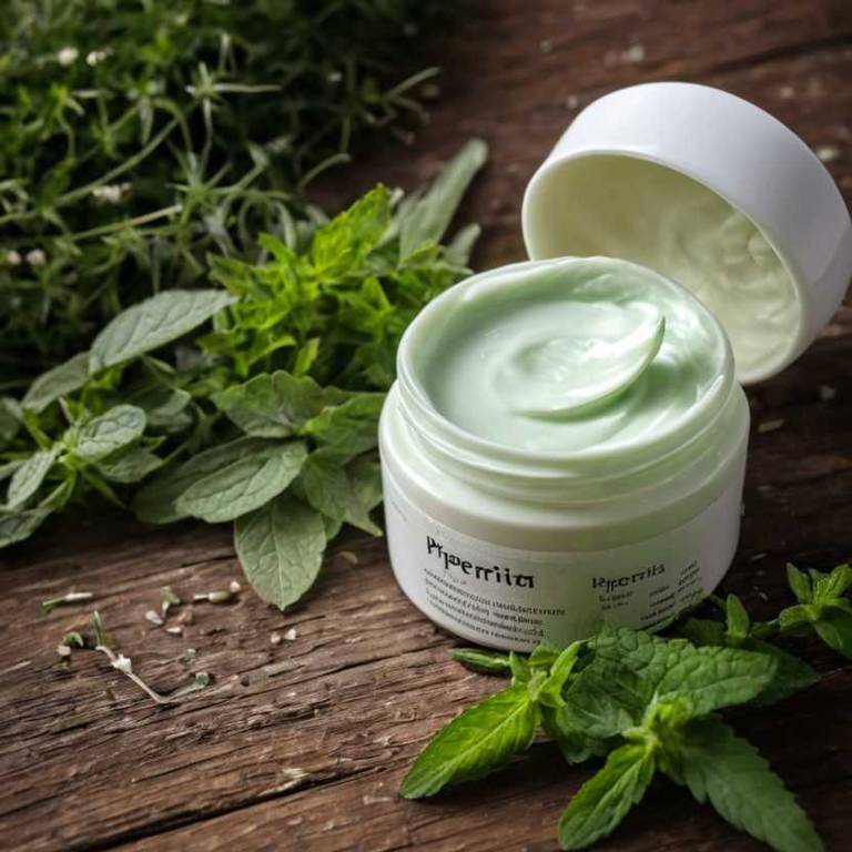 herbal creams for feverish-feeling Mentha x piperita