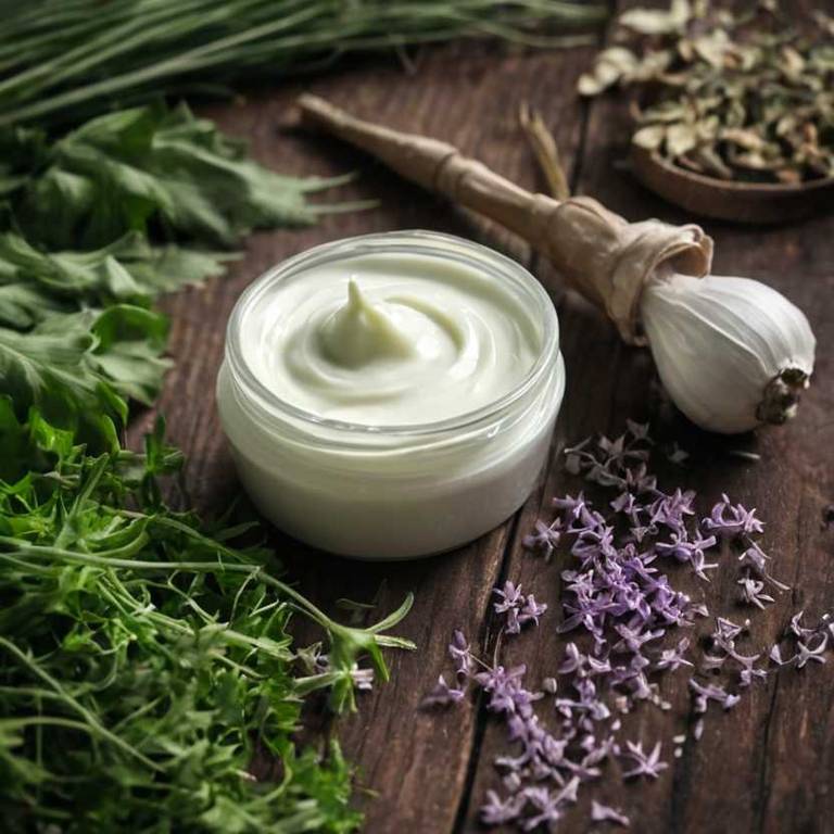 herbal creams for fungal-infection Allium sativum