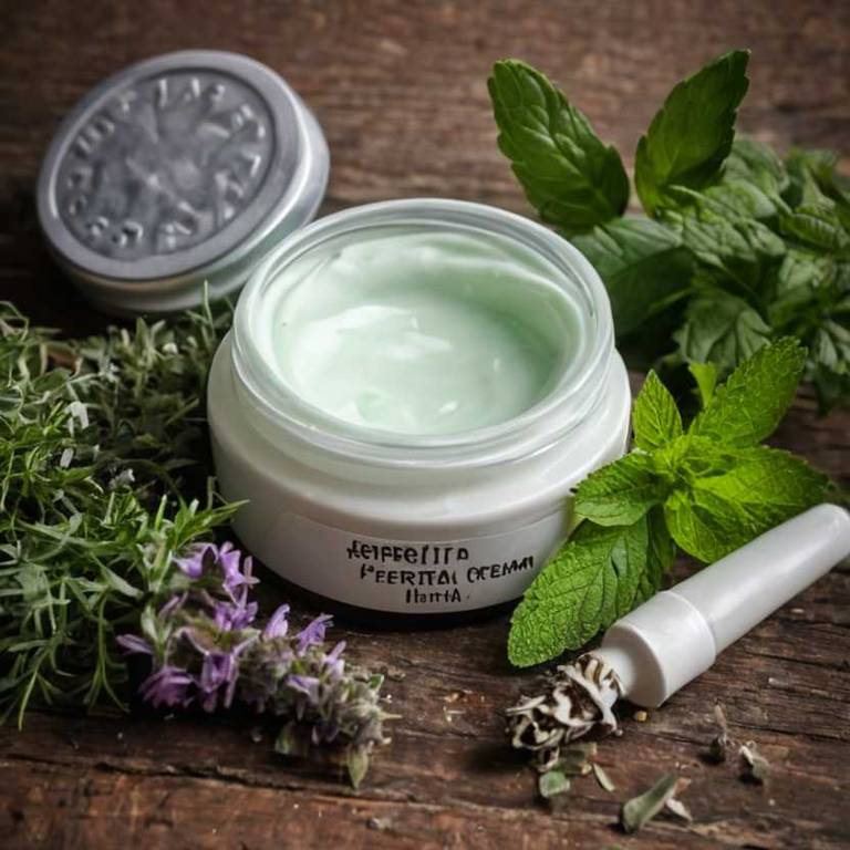 herbal creams for open-pores Mentha x piperita