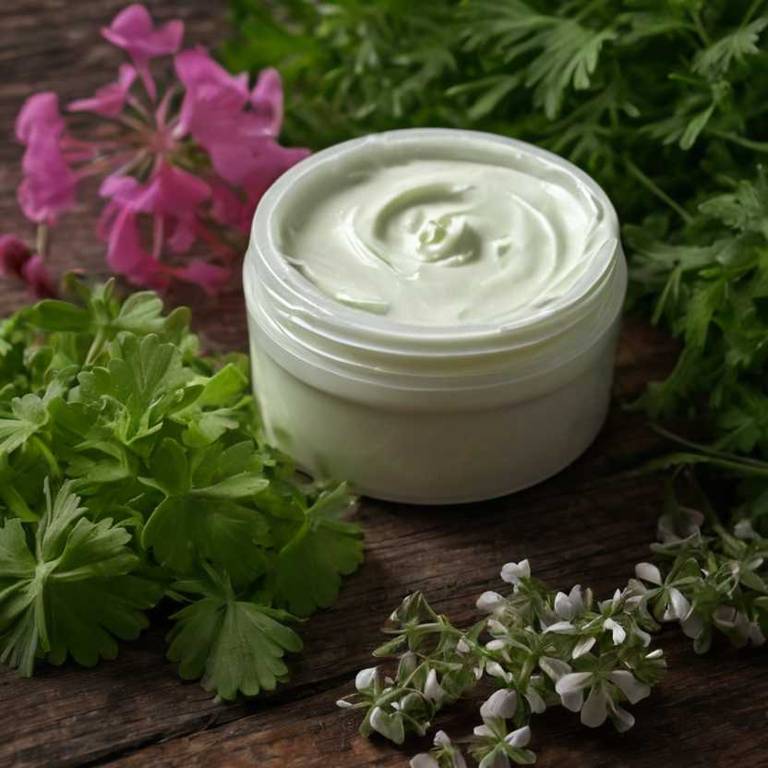 herbal creams for pimples Pelargonium graveolens