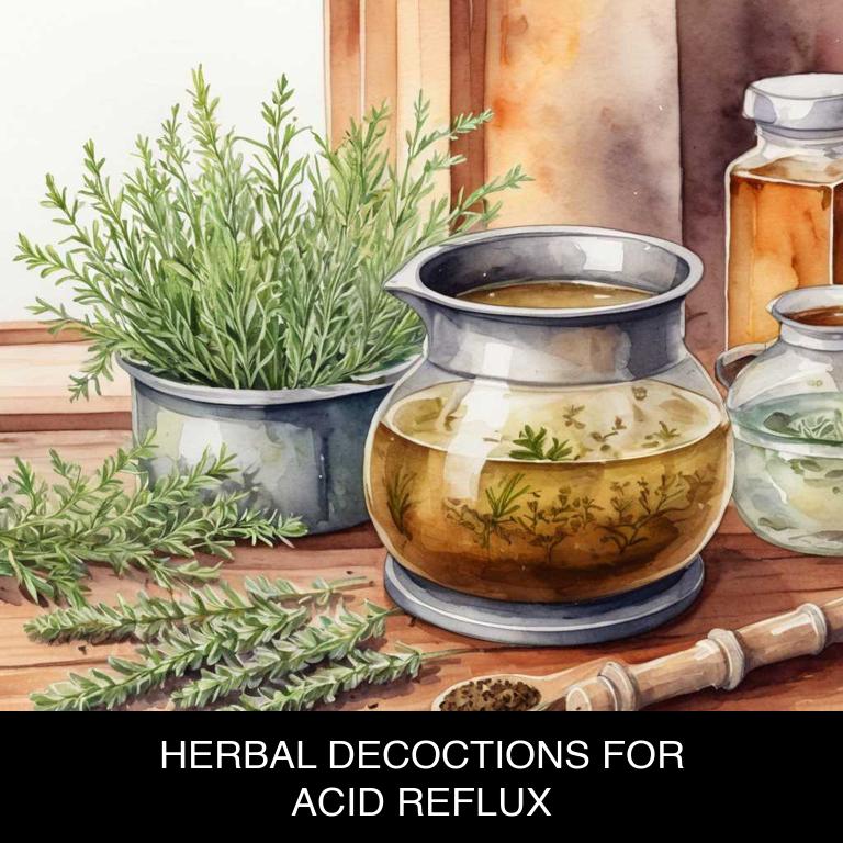 herbal decoctions for acid-reflux overview