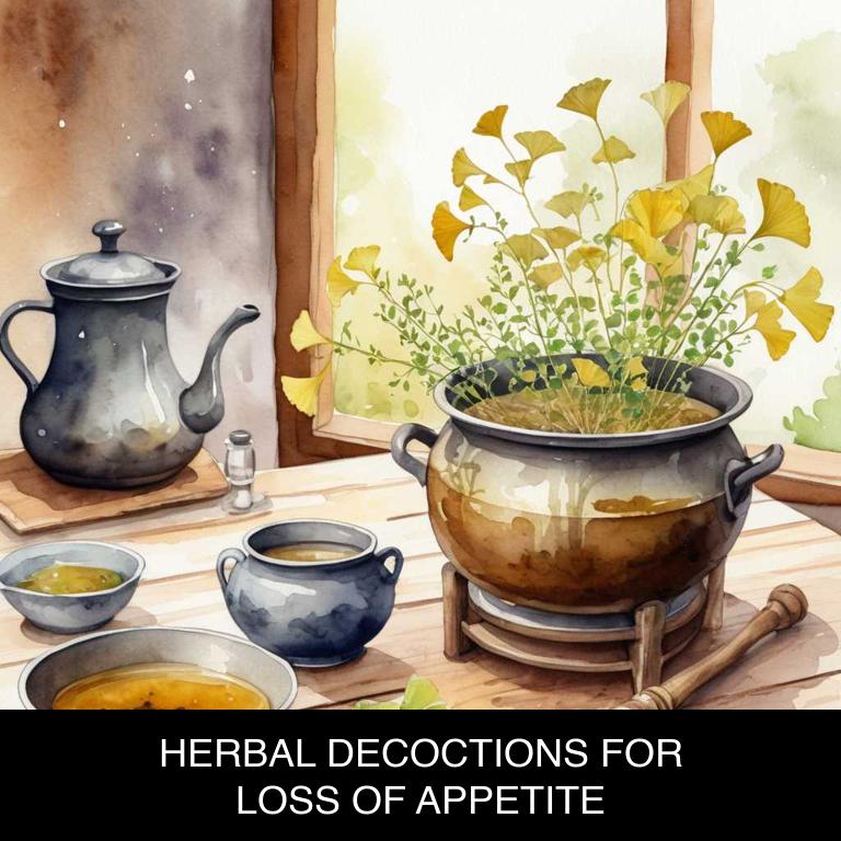 herbal decoctions for appetite-loss overview